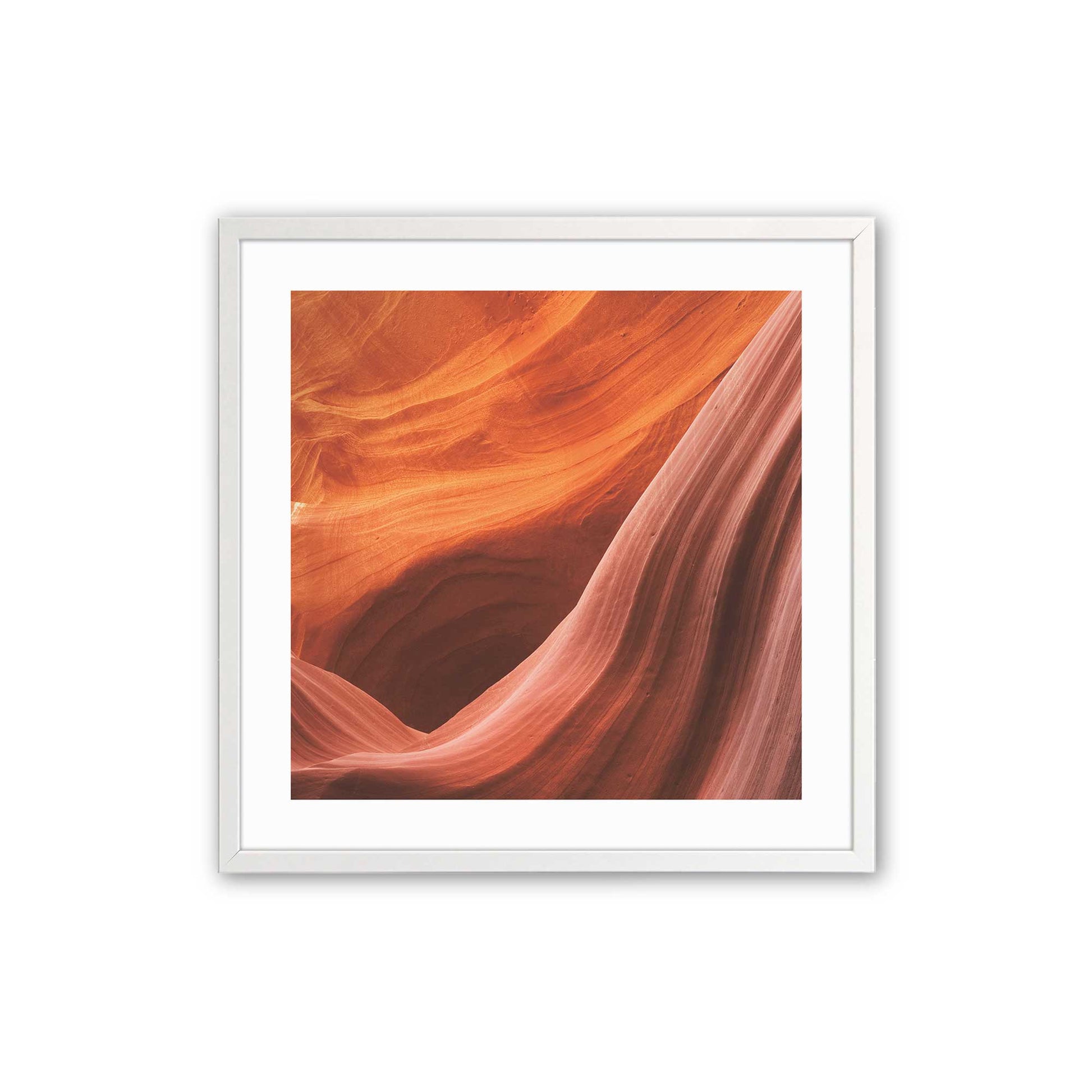 [Color:Opaque White], Picture of art in a Opaque White frame