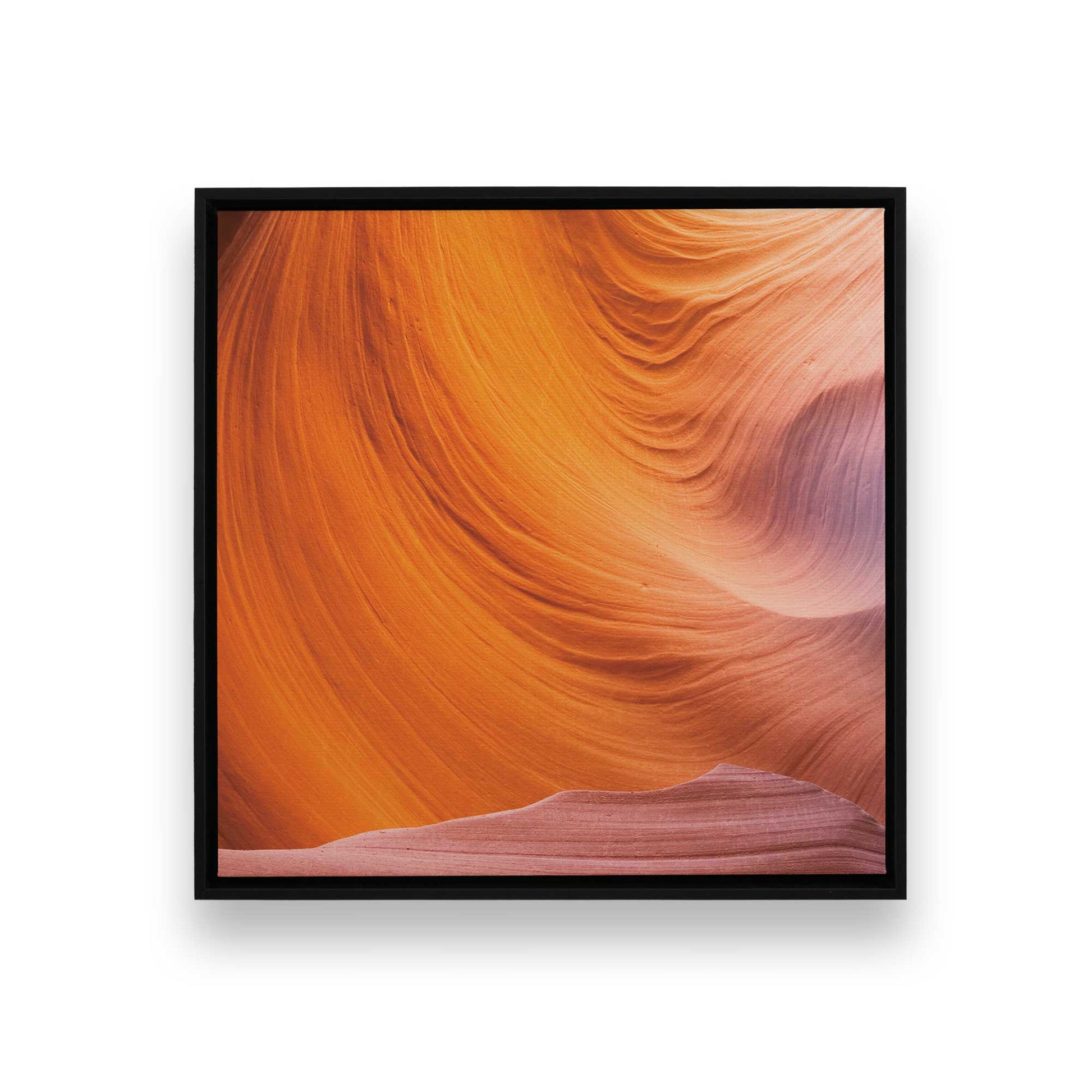 [Color:Satin Black], Picture of art in a Satin Black frame