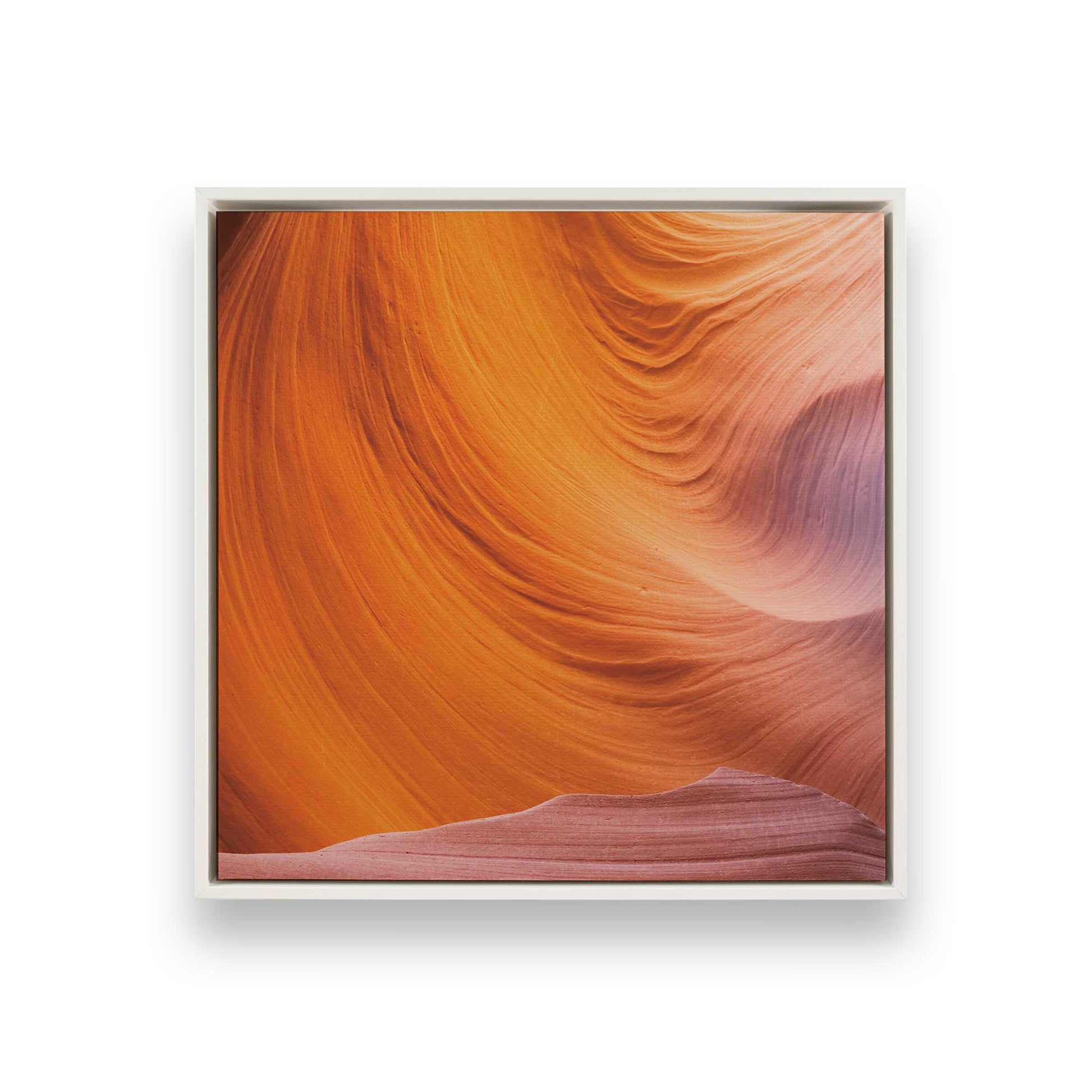 [Color:Opaque White], Picture of art in a White frame