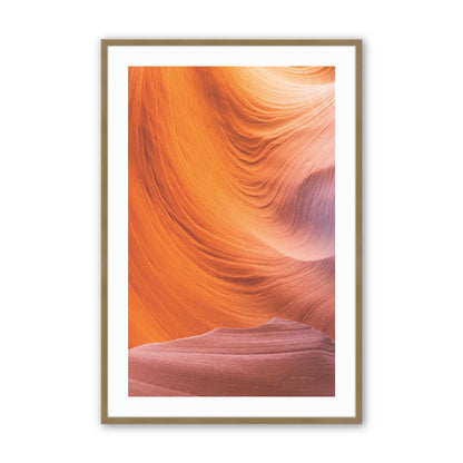 [Color:Brushed Gold], Picture of art in a Brushed Gold frame