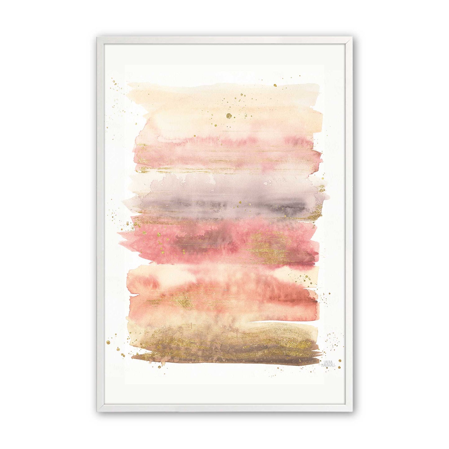 [Color:Opaque White], Picture of art in a Opaque White frame