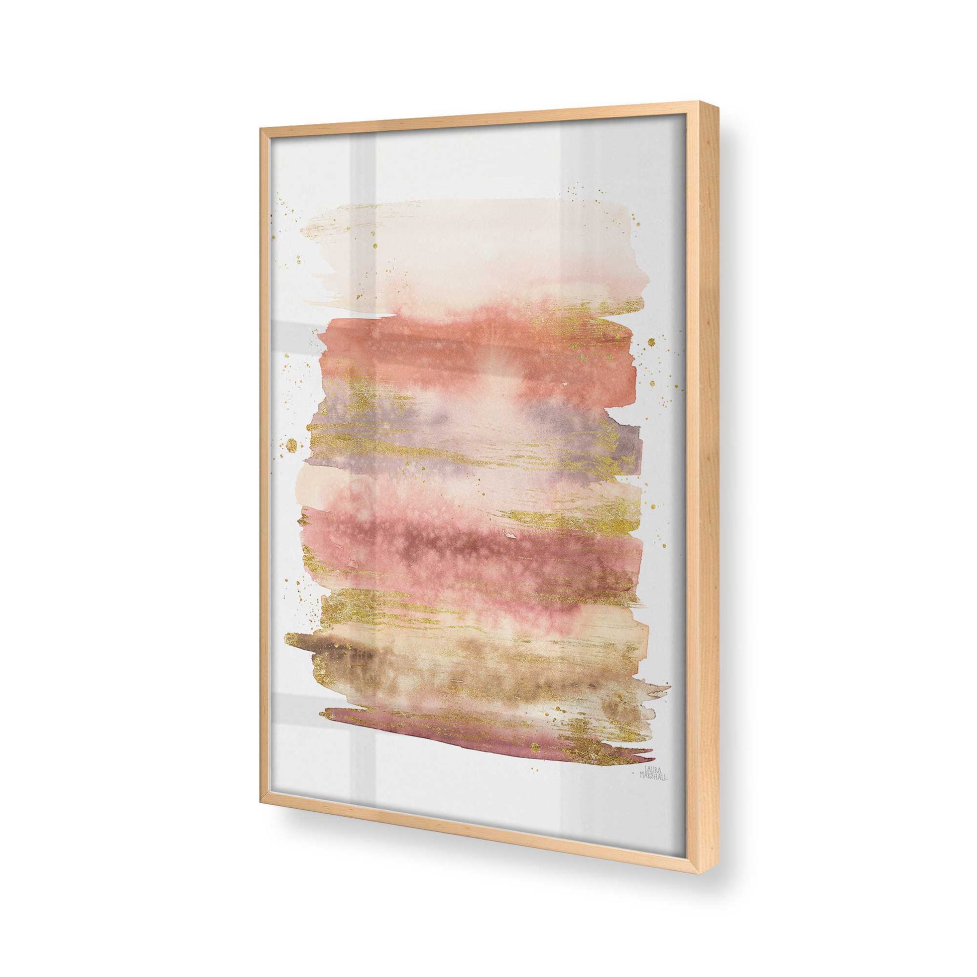 [Color:Raw Maple], Picture of art in a Raw Maple frame of the corner