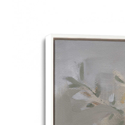 [Color:Opaque White], Picture of art in a White frame at an angle