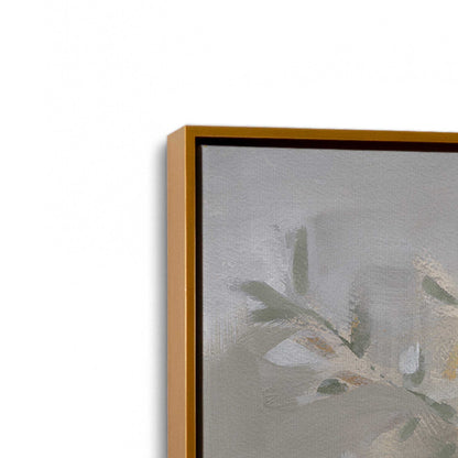 [Color:Polished Gold], Picture of art in a Polished Gold frame at an angle