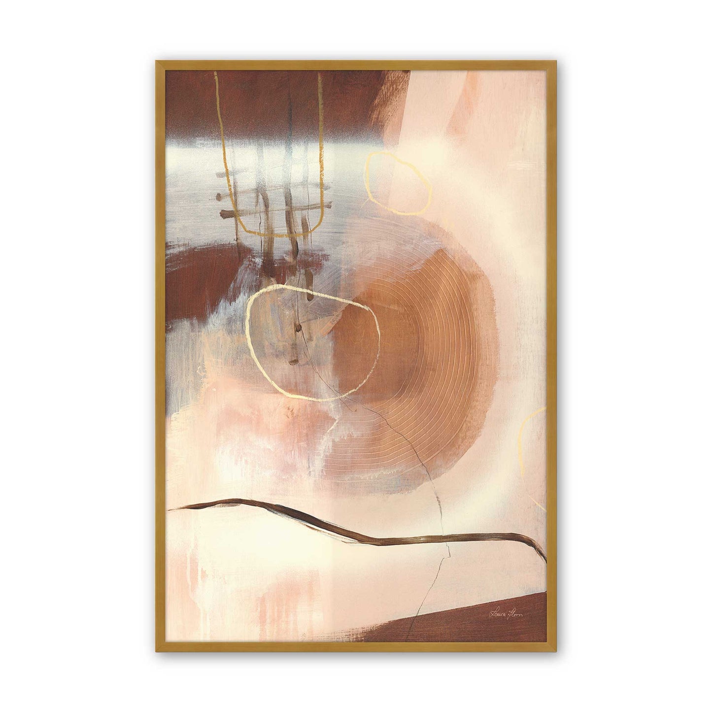 [Color:Polished Gold], Picture of art in a Polished Gold frame