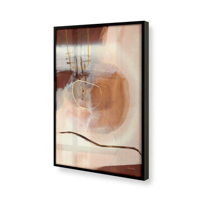 [Color:Satin Black], Picture of art in a Satin Black frame of the corner