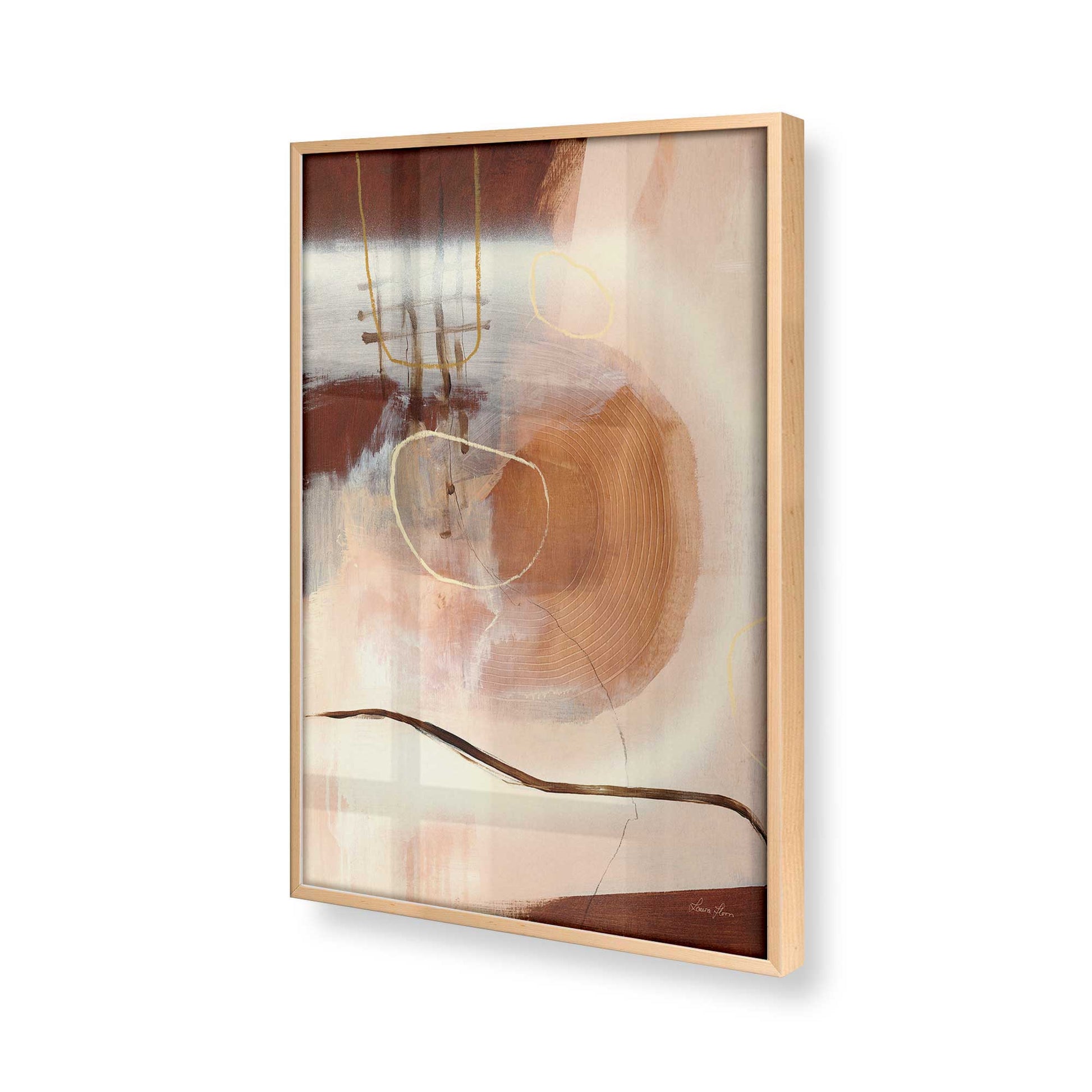 [Color:Raw Maple], Picture of art in a Raw Maple frame of the corner