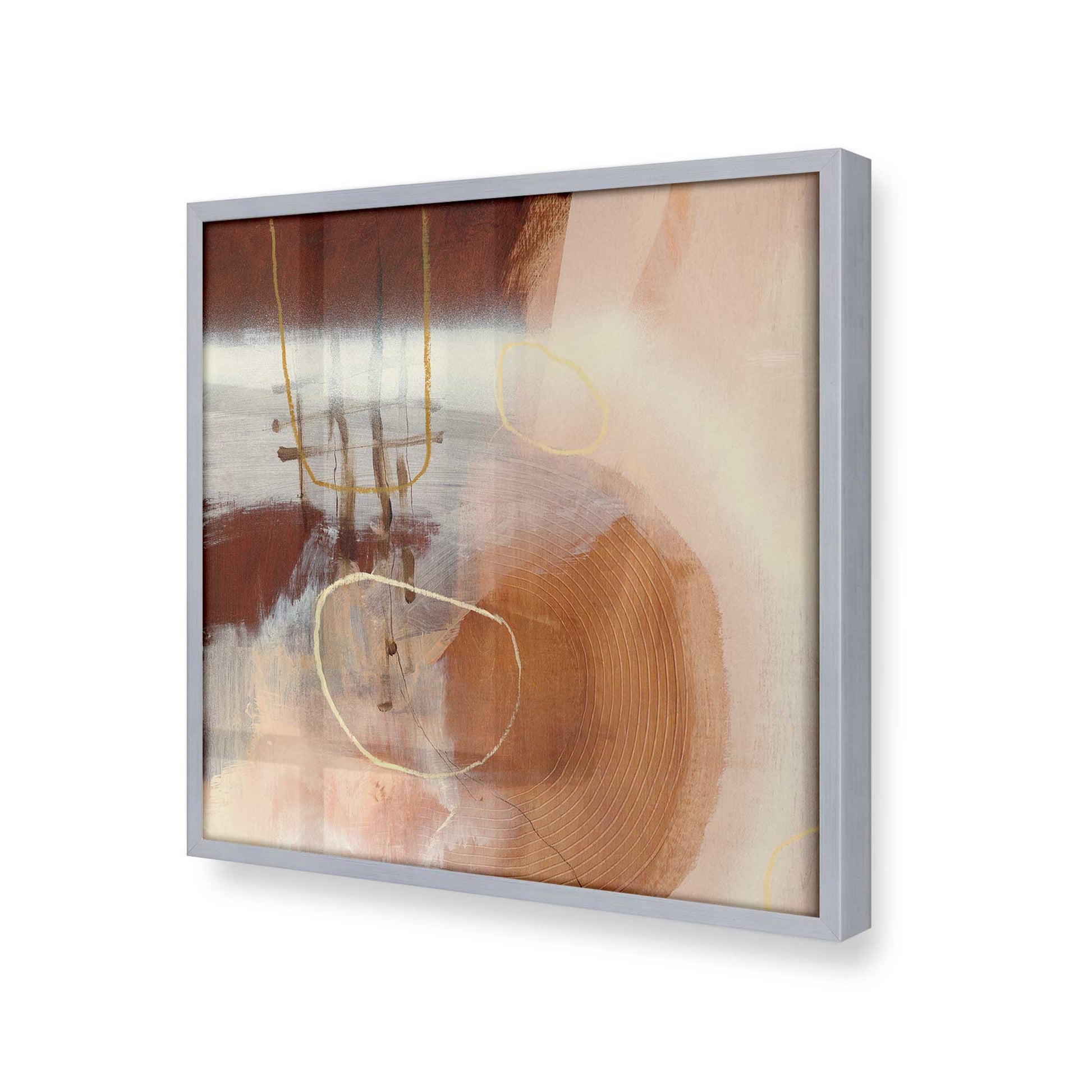 [Color:Polished Chrome], Picture of art in a Polished Chrome frame at an angle