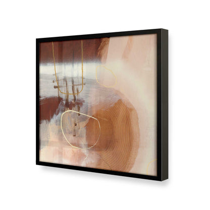 [Color:Satin Black], Picture of art in a Satin Black frame at an angle