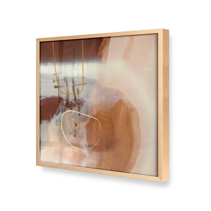 [Color:Raw Maple], Picture of art in a Raw Maple frame at an angle