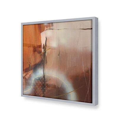 [Color:Polished Chrome], Picture of art in a Polished Chrome frame at an angle