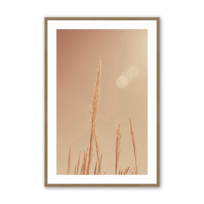 [Color:Brushed Gold], Picture of art in a Brushed Gold frame