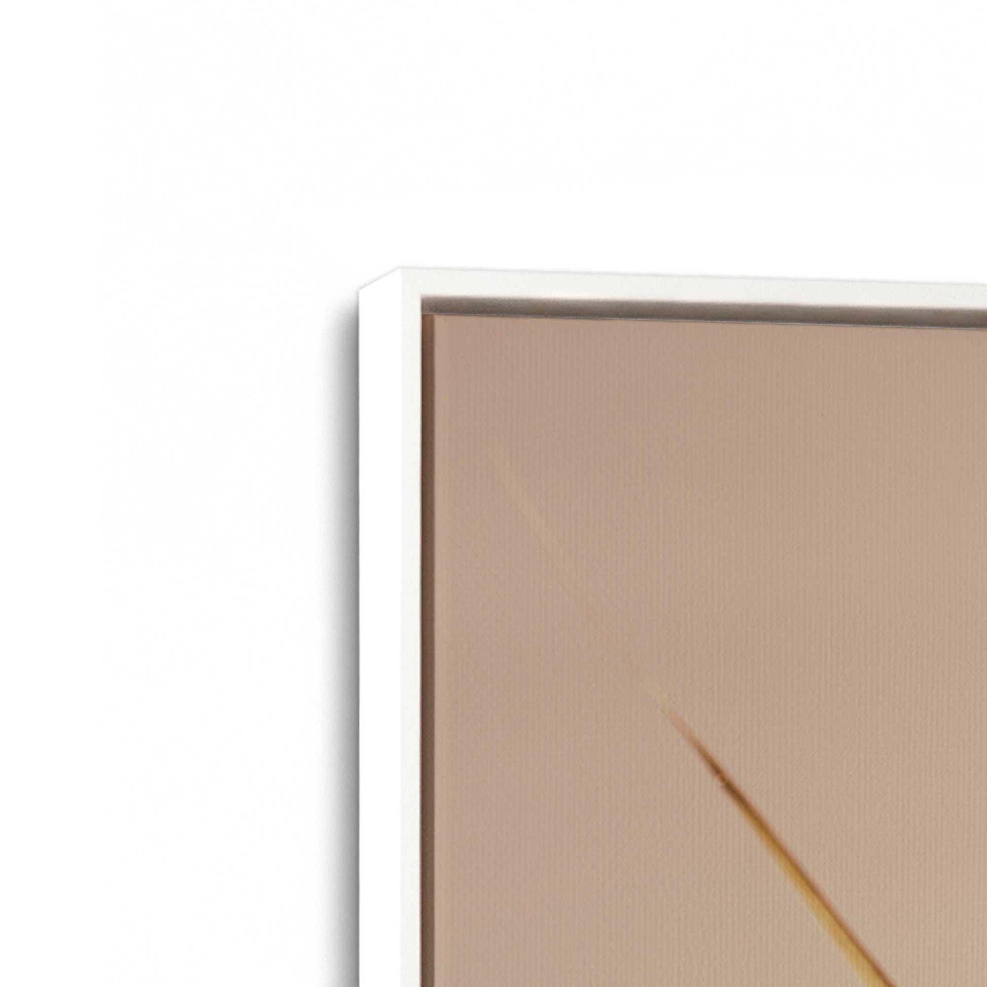 [Color:Opaque White], Picture of art in a White frame at an angle