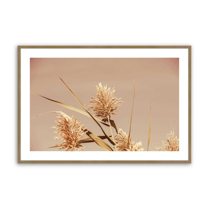 [Color:Brushed Gold], Picture of art in a Brushed Gold frame