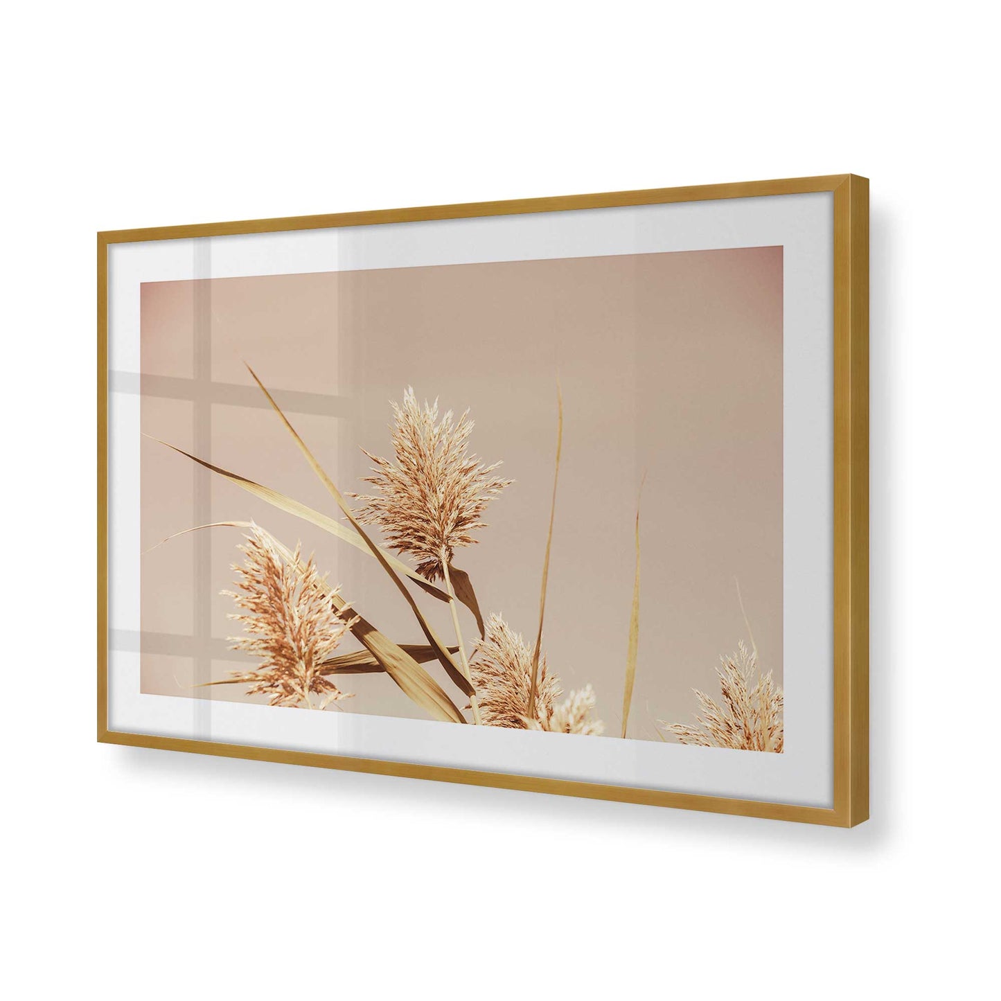 [Color:Polished Gold], Picture of art in a Polished Gold frame of the corner