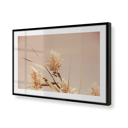 [Color:Satin Black], Picture of art in a Satin Black frame of the corner