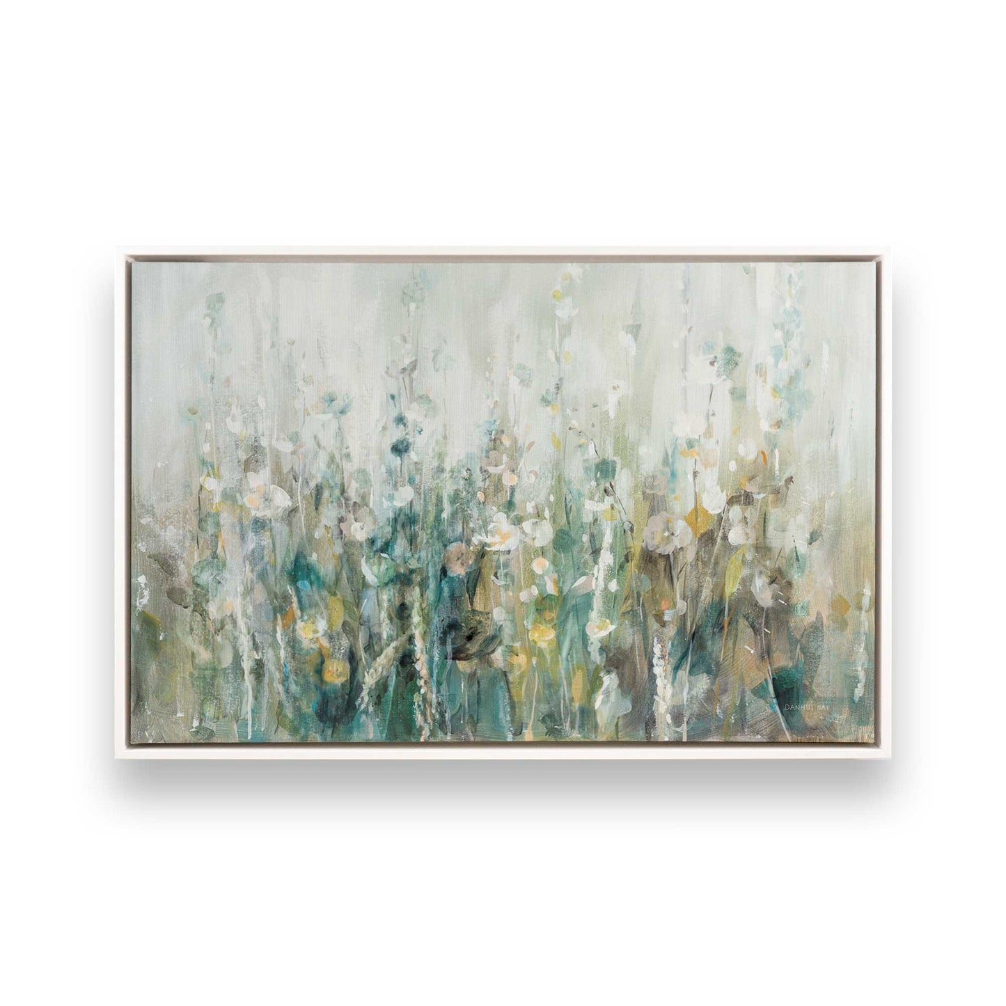 [Color:Opaque White], Picture of art in a White frame