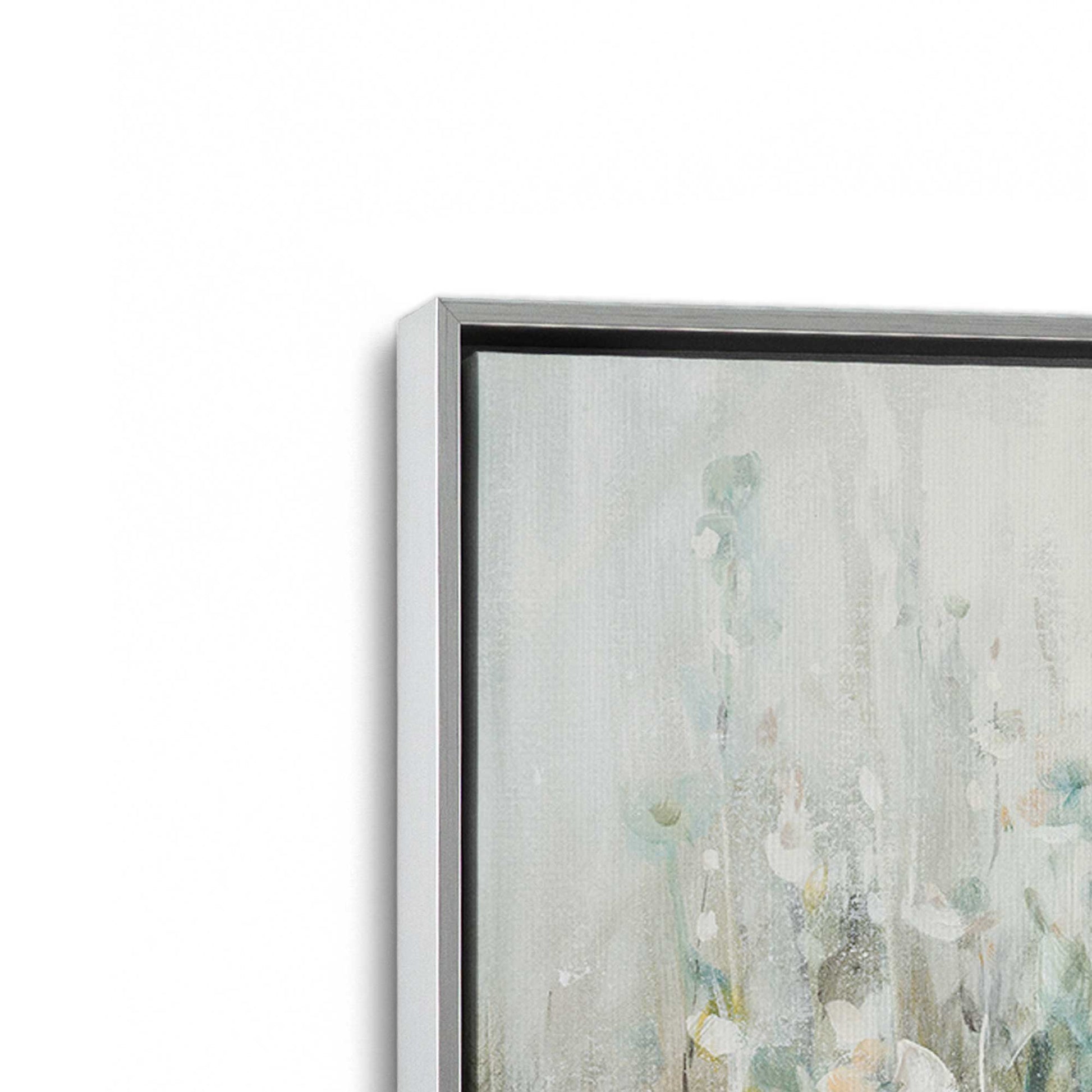 [Color:Polished Chrome], Picture of art in a Polished Chrome frame at an angle