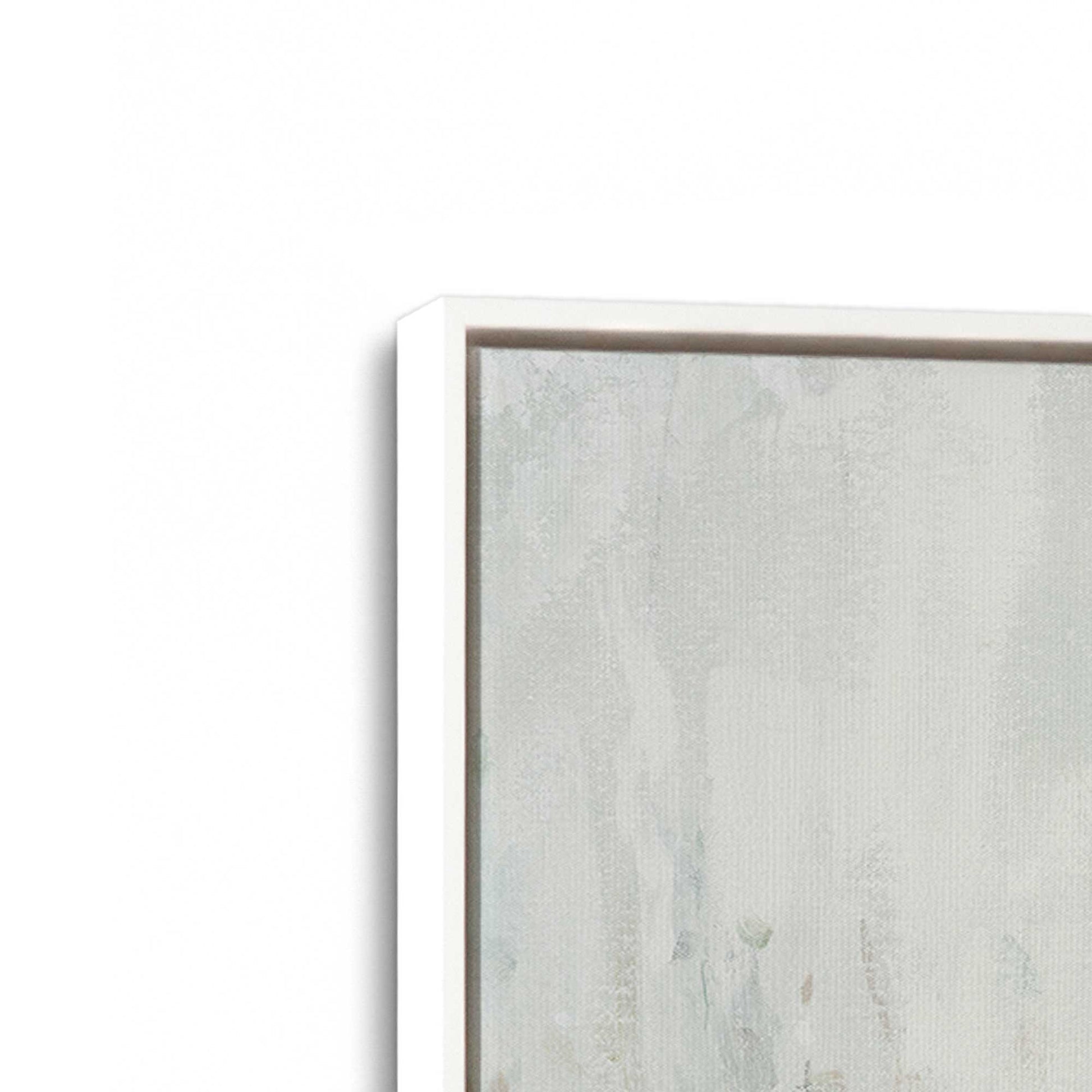 [Color:Opaque White], Picture of art in a White frame at an angle