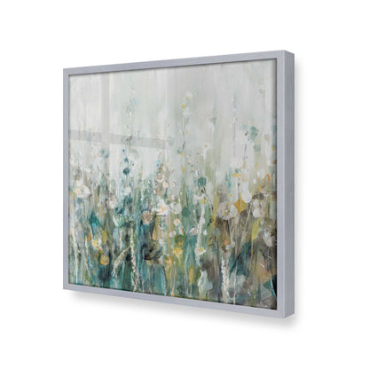 [Color:Polished Chrome], Picture of art in a Polished Chrome frame at an angle