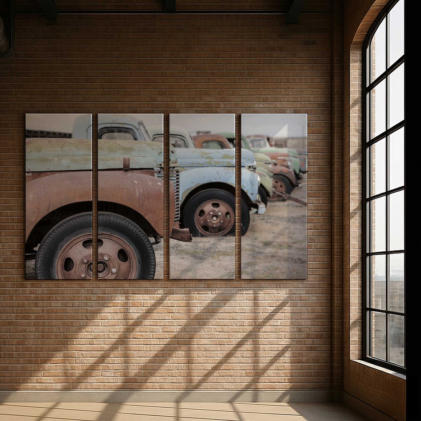 [Color:Stretched Canvas], Picture of art in a room