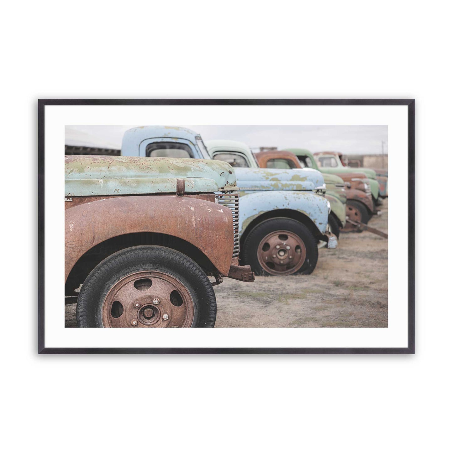 [Color:Weathered Zinc], Picture of art in a Weathered Zinc frame