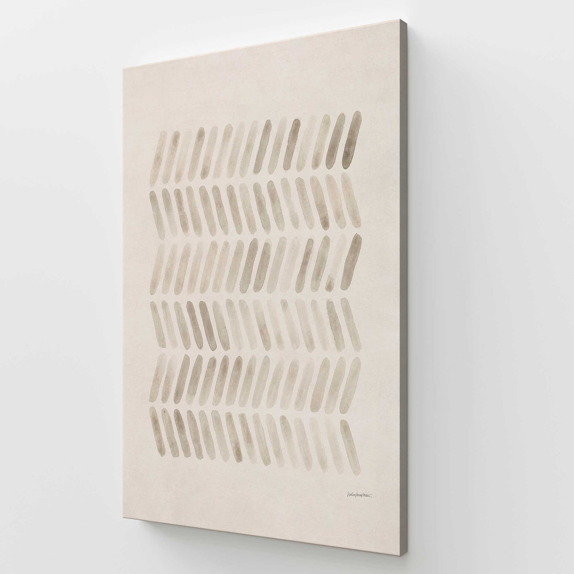 [Color:Stretched Canvas], Picture of art at an angle
