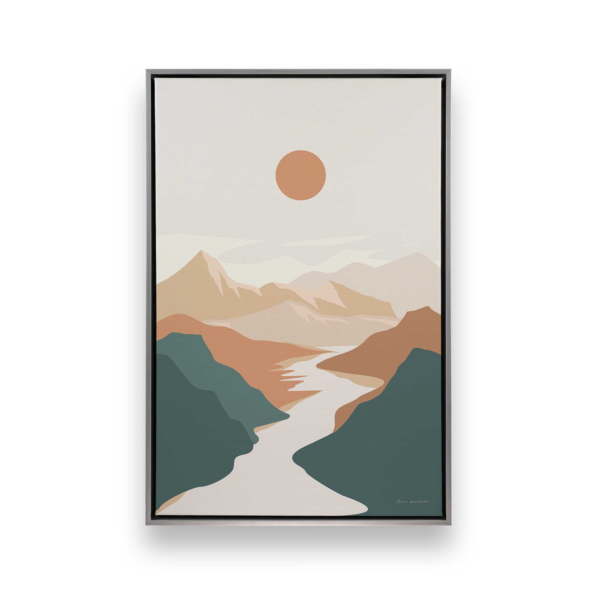 [Color:Polished Chrome], Picture of art in a Polished Chrome frame