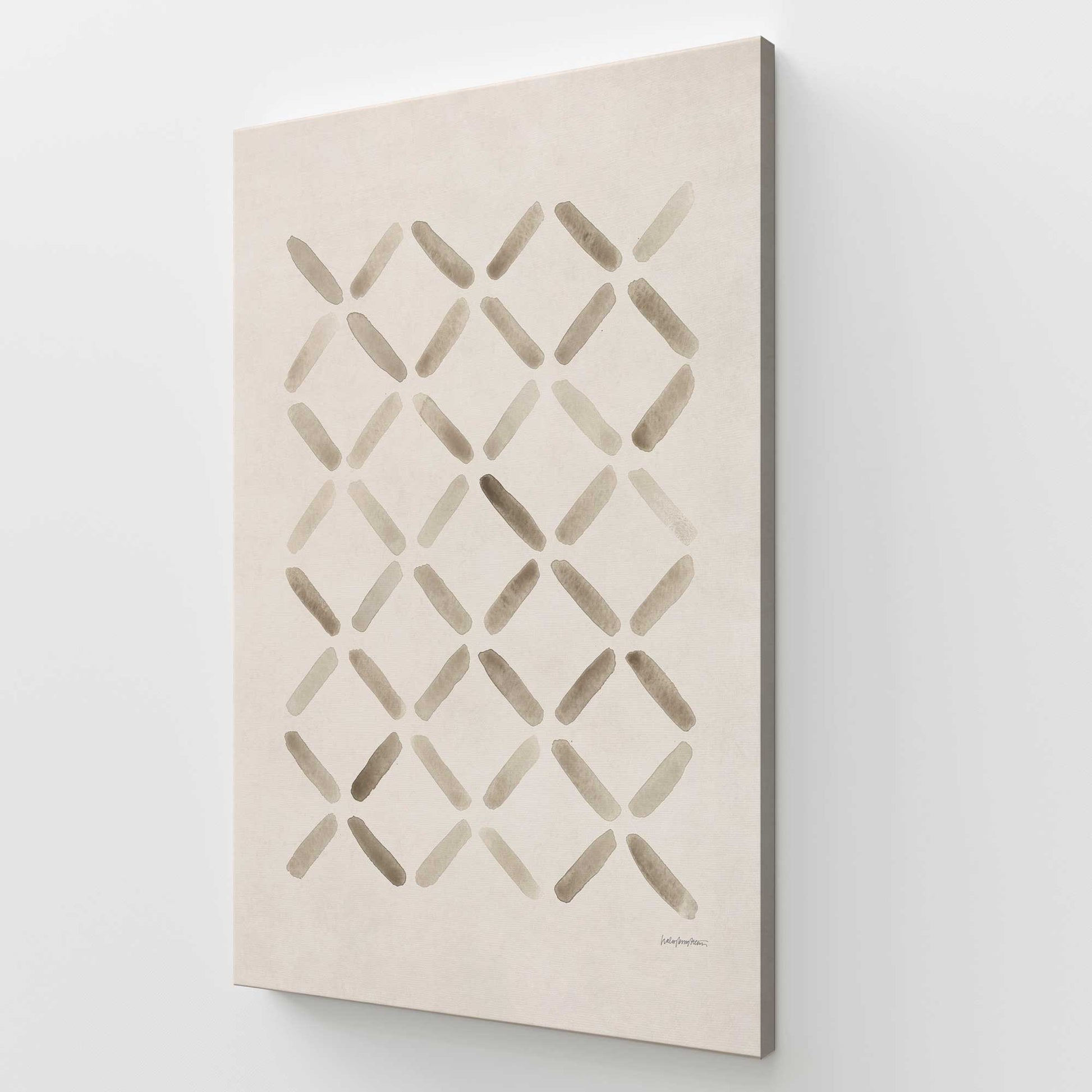 [Color:Stretched Canvas], Picture of art at an angle