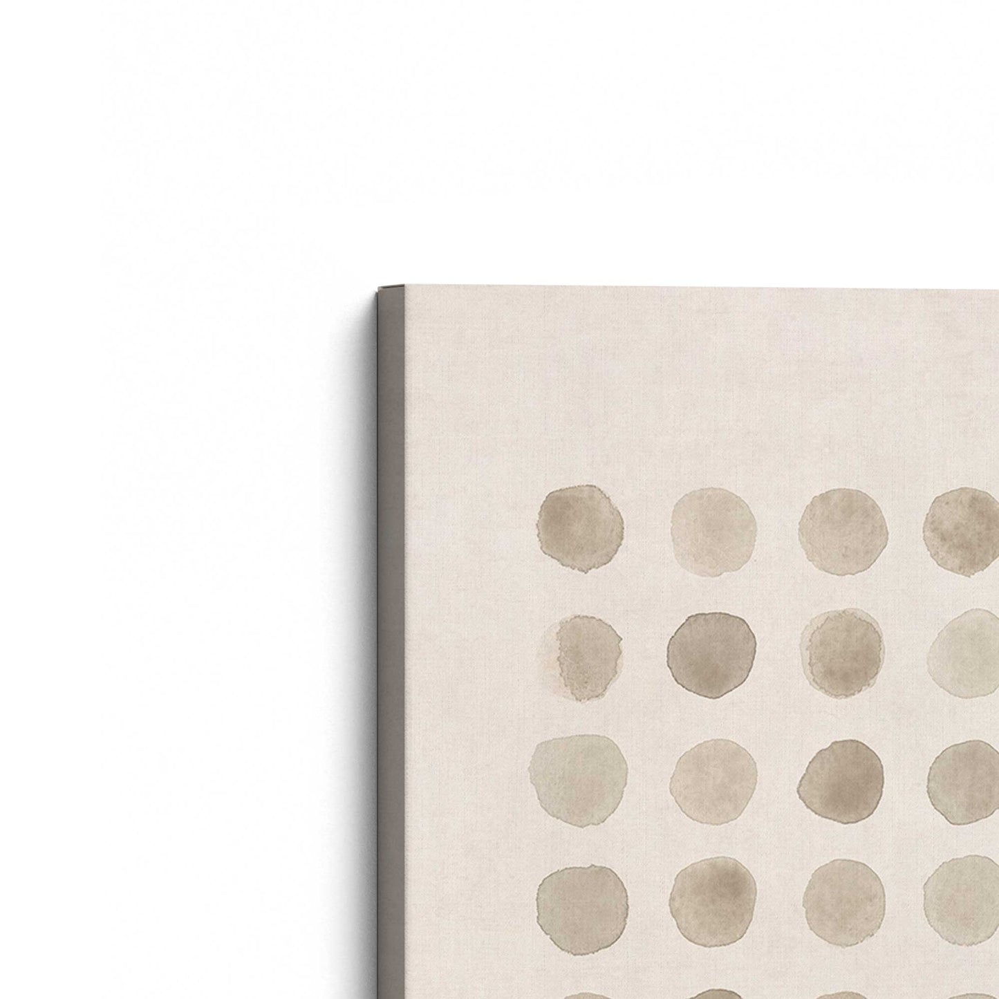 [Color:Stretched Canvas], Picture of the corner of the art