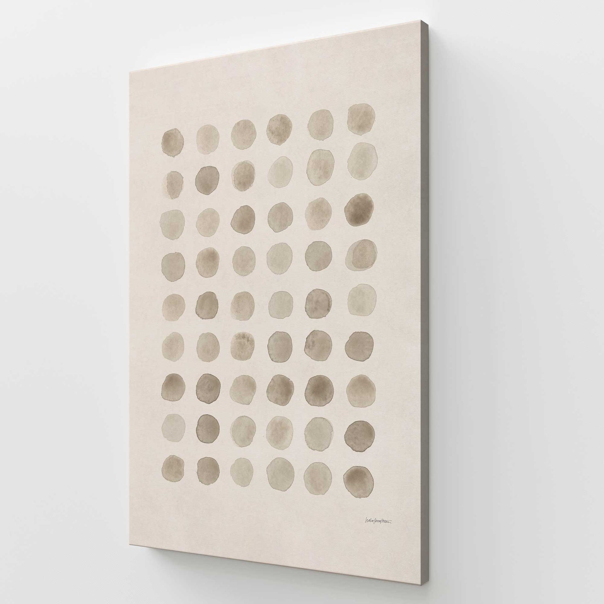 [Color:Stretched Canvas], Picture of art at an angle