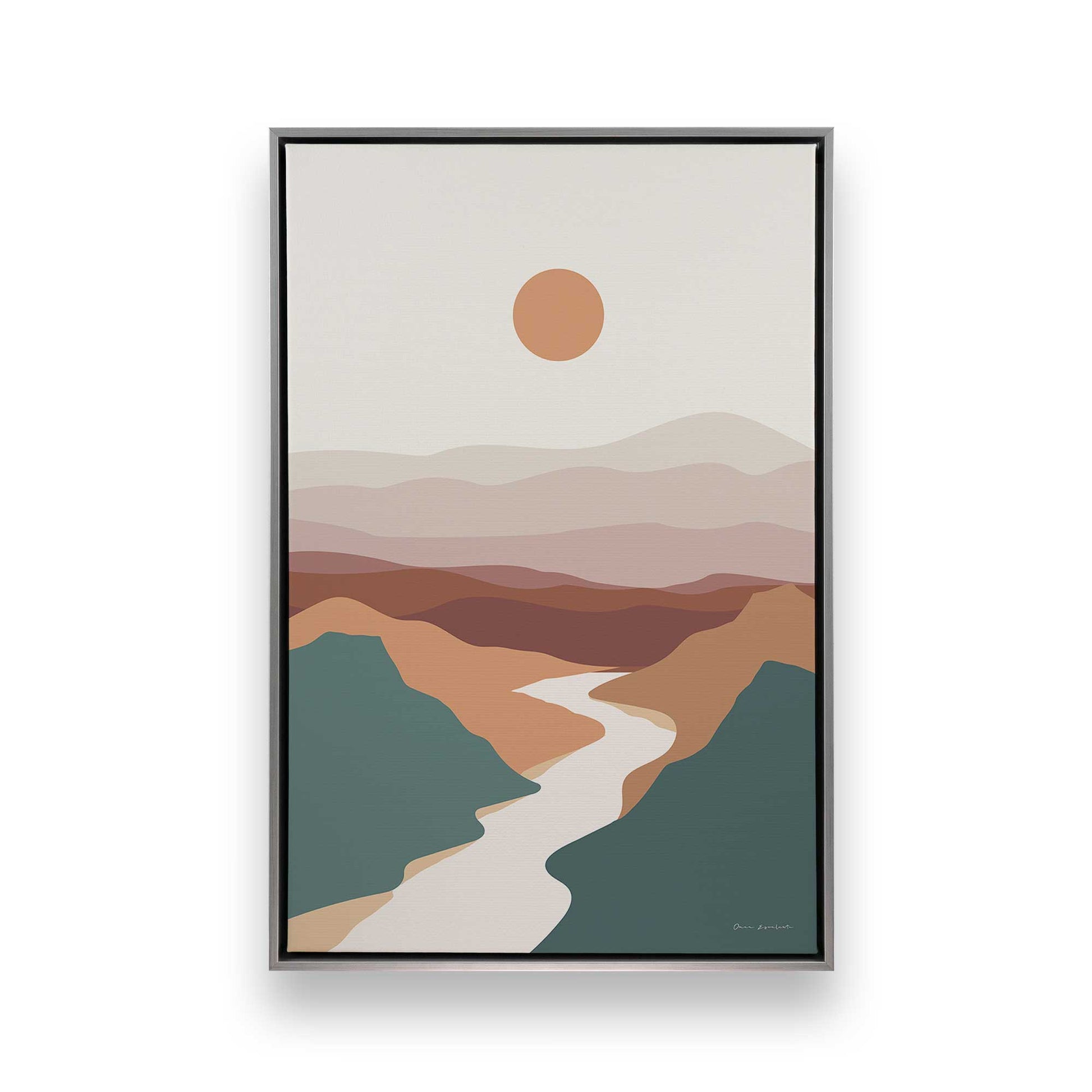 [Color:Polished Chrome], Picture of art in a Polished Chrome frame