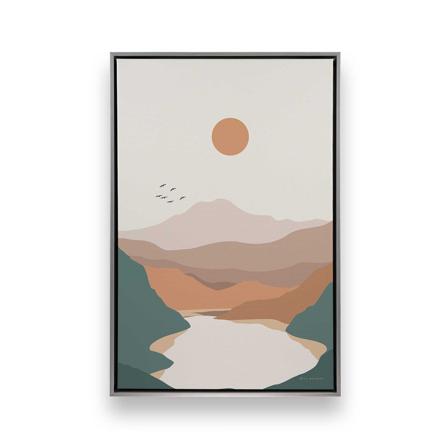 [Color:Polished Chrome], Picture of art in a Polished Chrome frame