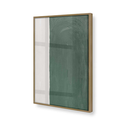 [Color:Brushed Gold], Picture of art in a Brushed Gold frame of the corner