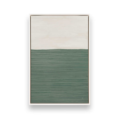 [Color:Opaque White], Picture of art in a White frame