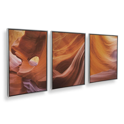 [Color:Polished Chrome], Picture of art in a Polished Chrome frame at an angle