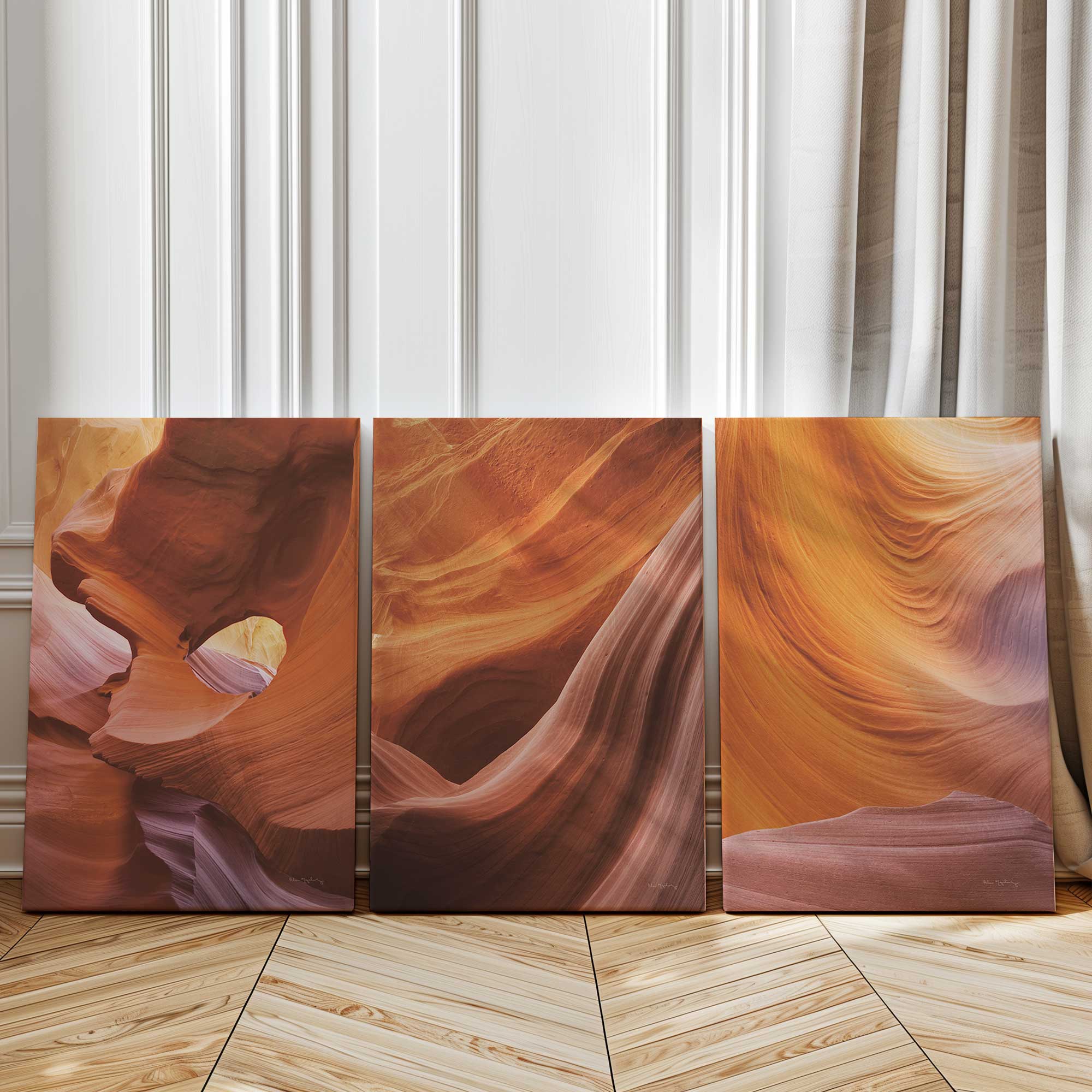 sculpted by time set of 3 large art prints