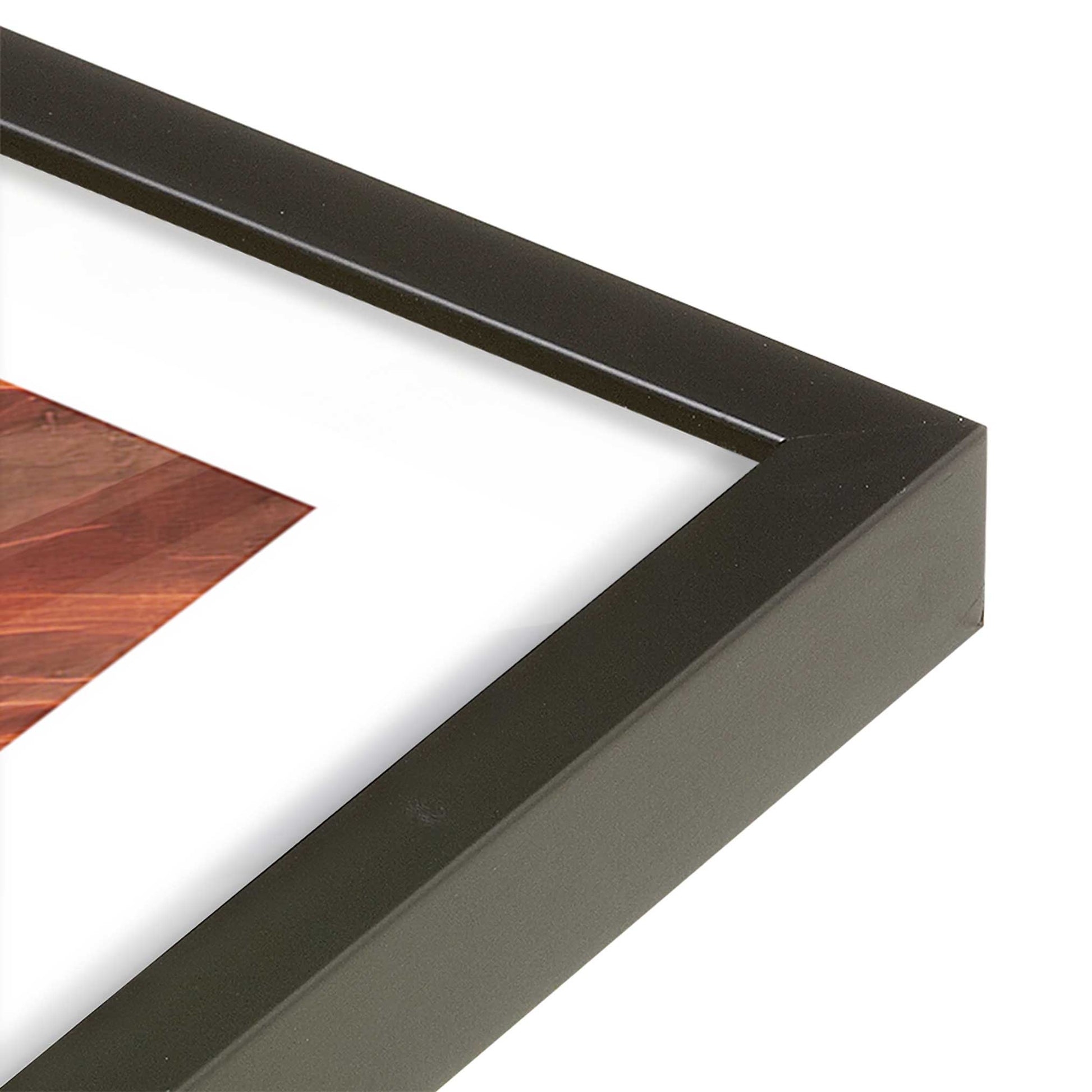 [Color:Satin Black], Picture of art in a Satin Black frame