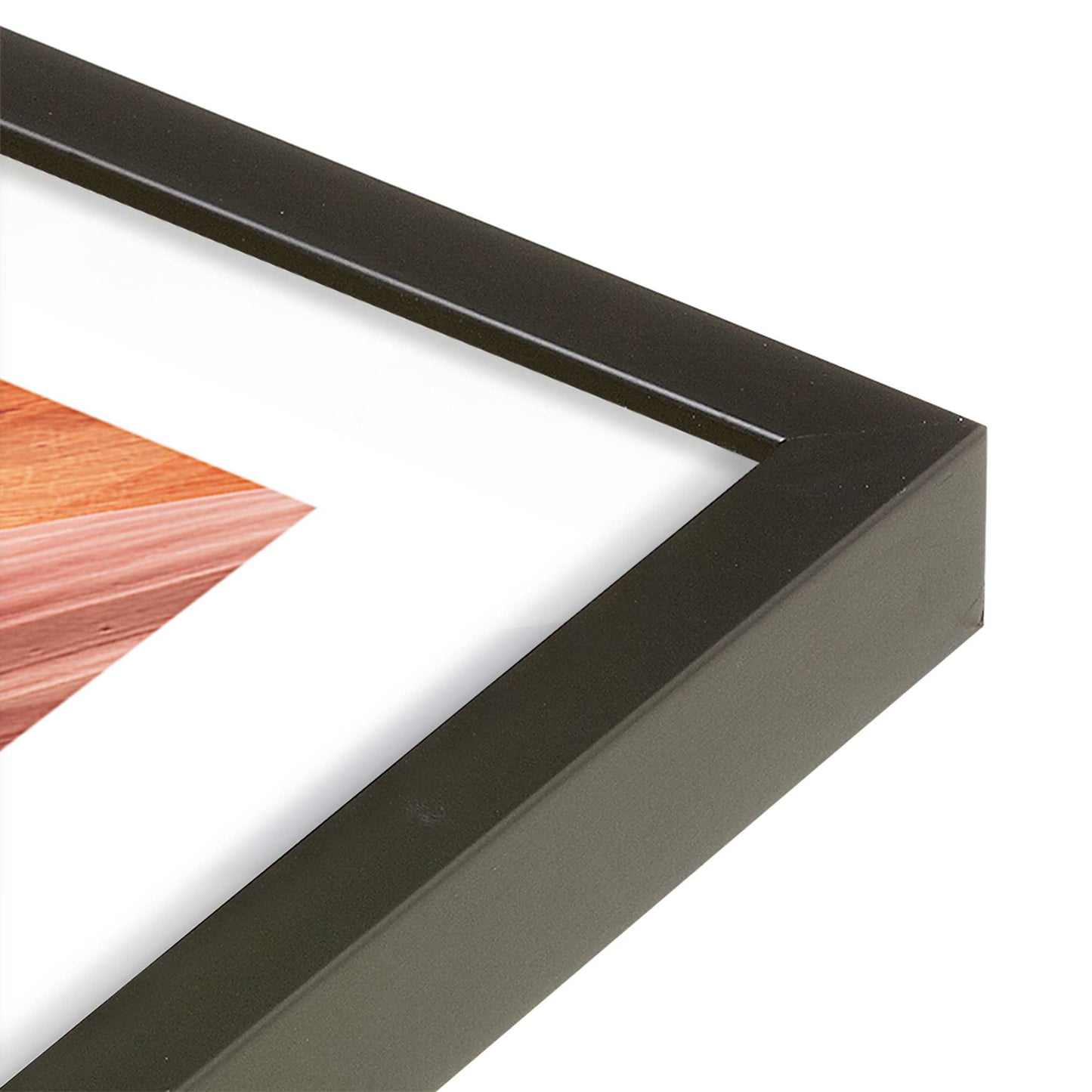 [Color:Satin Black], Picture of art in a Satin Black frame