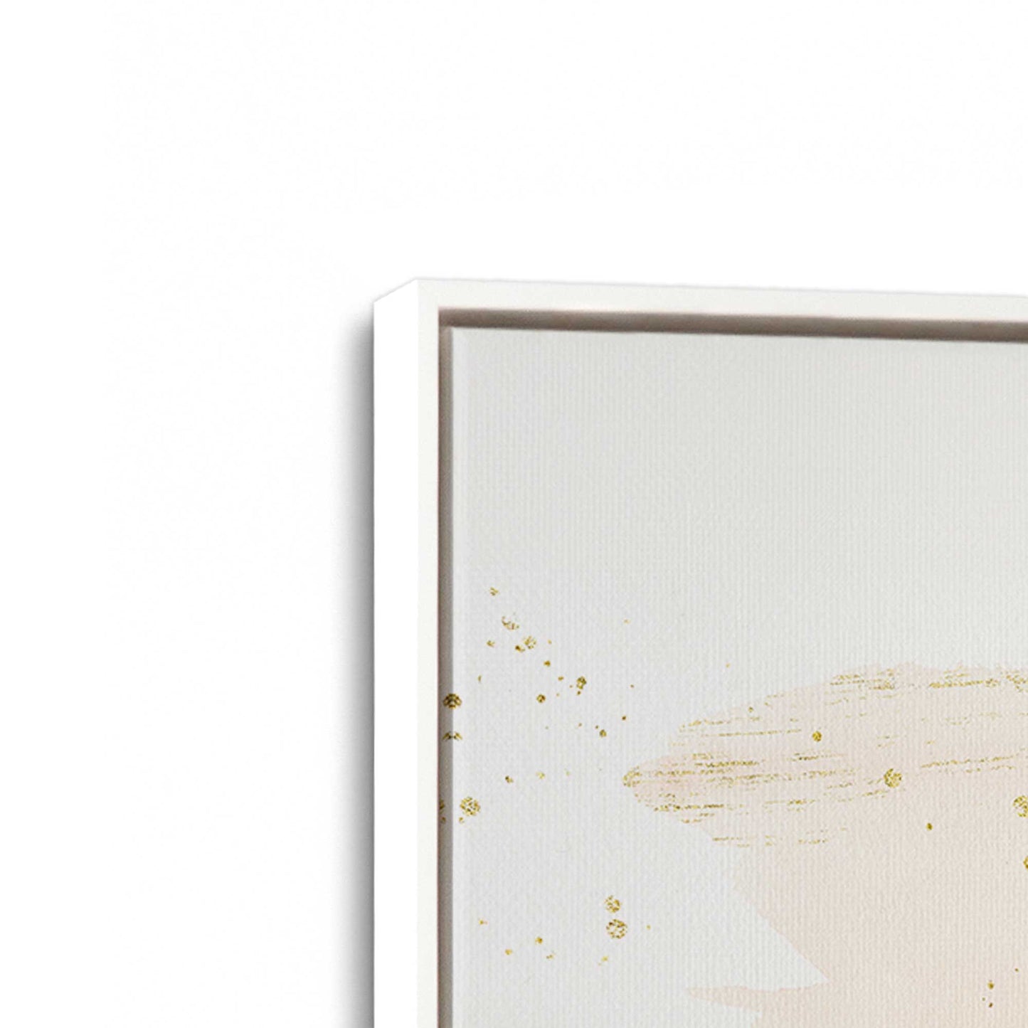 [Color:Opaque White], Picture of art in a White frame