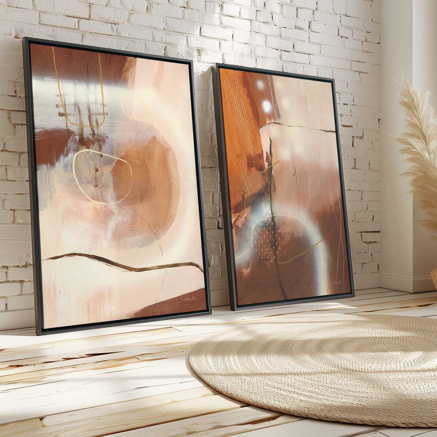 [Color:American Maple], Picture of art in a American Maple frame