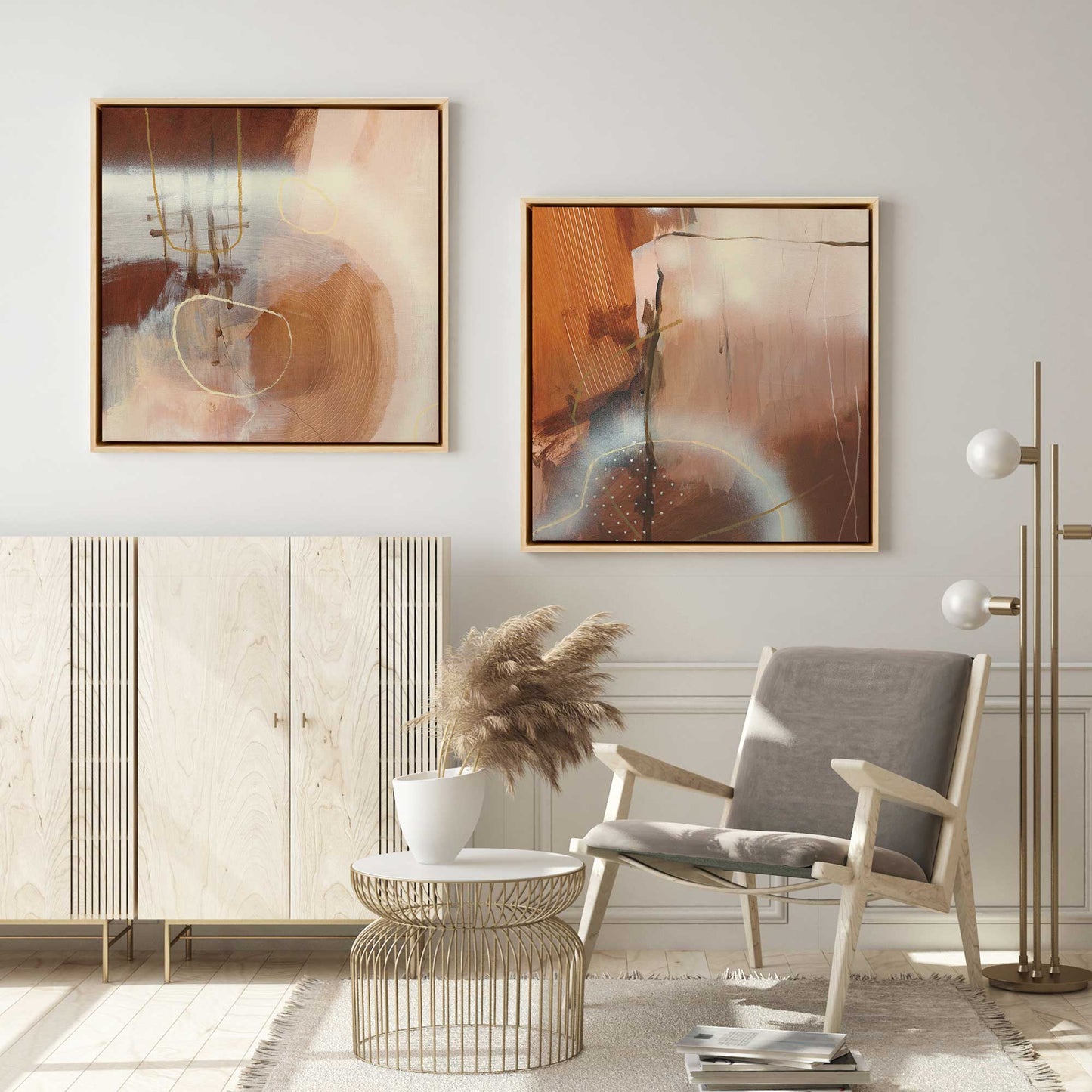 [Color:Polished Gold], Picture of art in a Polished Gold frame