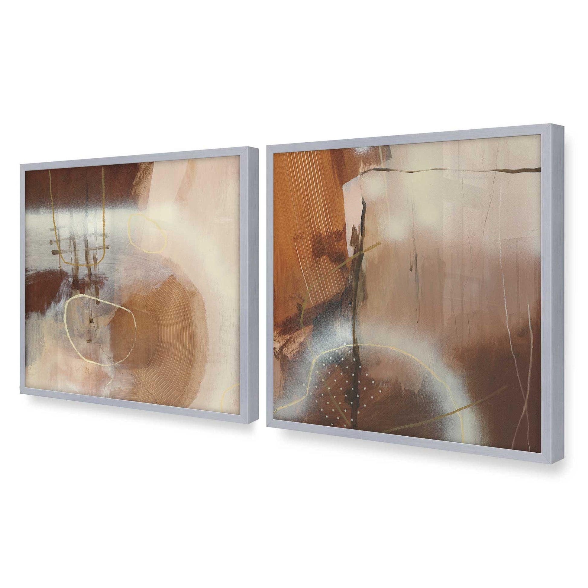 [Color:Polished Chrome], Picture of art in a Polished Chrome frame at an angle