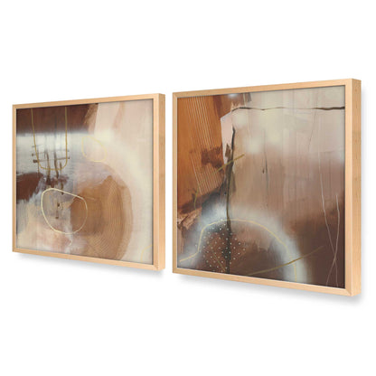 [Color:Raw Maple], Picture of art in a Raw Maple frame at an angle