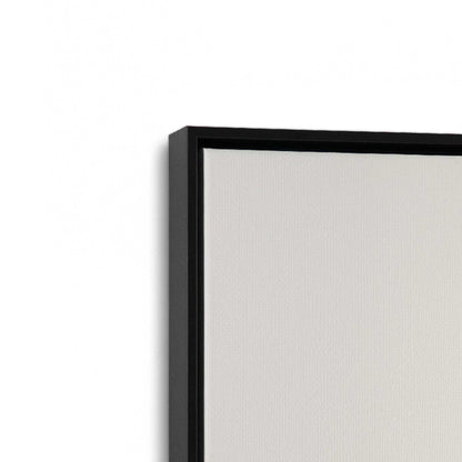 [Color:Satin Black], Picture of art in a Satin Black frame