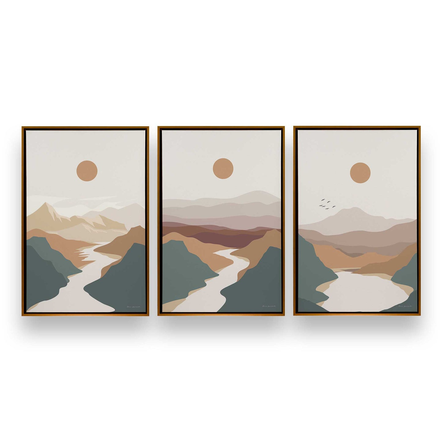 [Color:Polished Gold], Picture of art in a Polished Gold frame