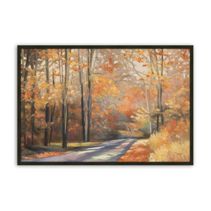 [Color:Satin Black], Picture of art in a Satin Black frame