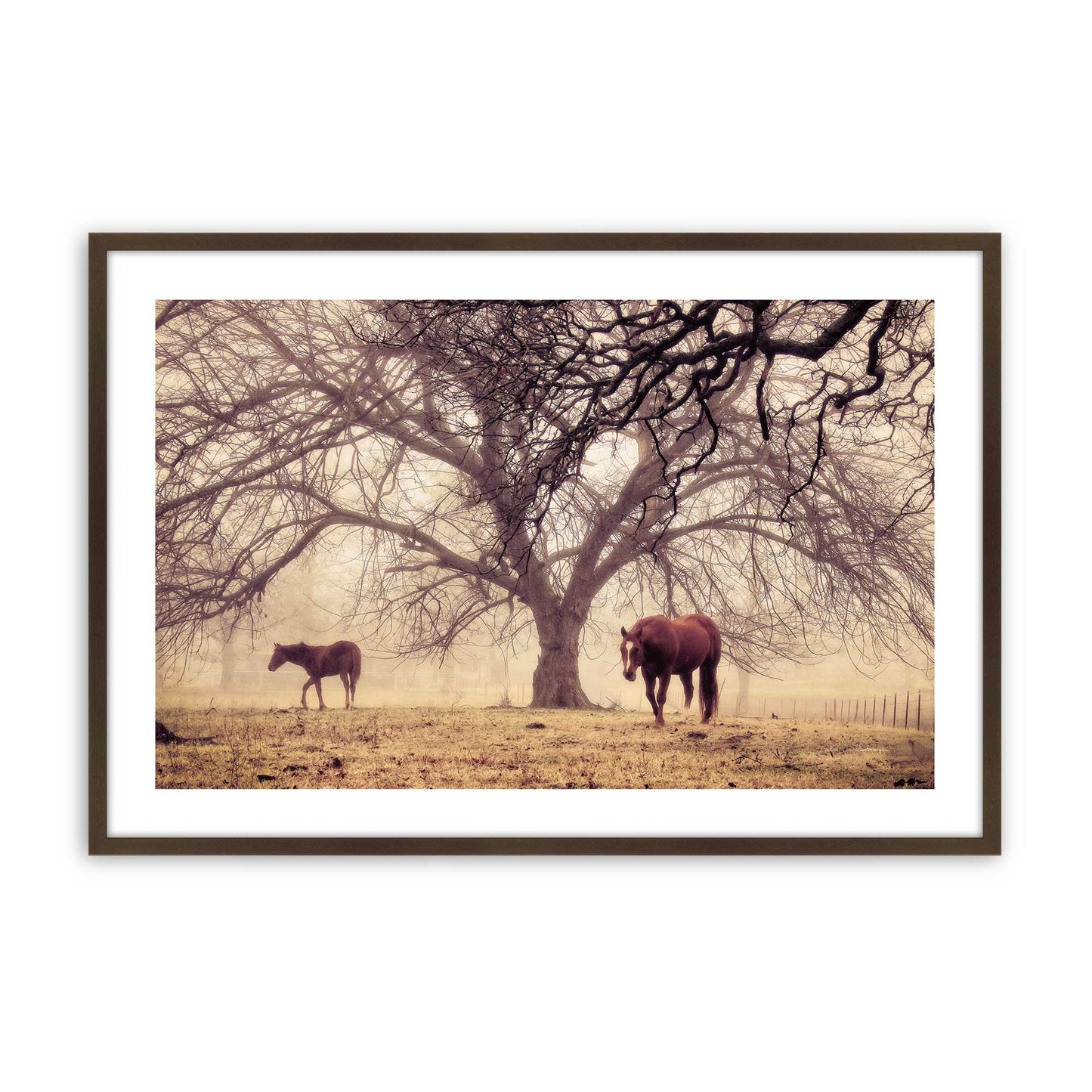 [Color:Belvinder Brown], Picture of art in a Belvinder Brown frame