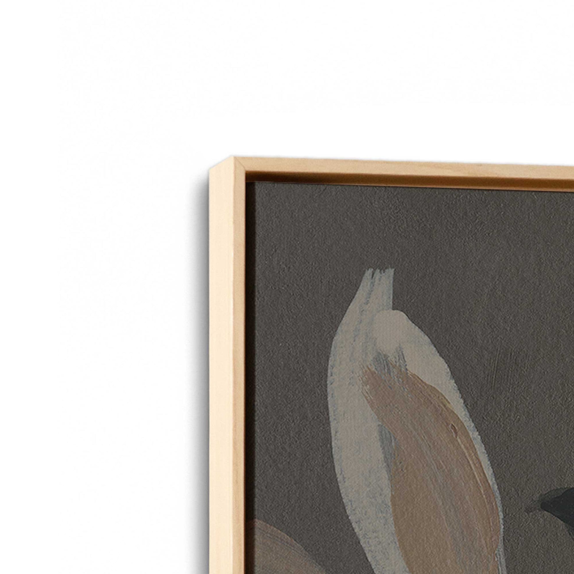 [Color:American Maple], Picture of art in a American Maple frame at an angle