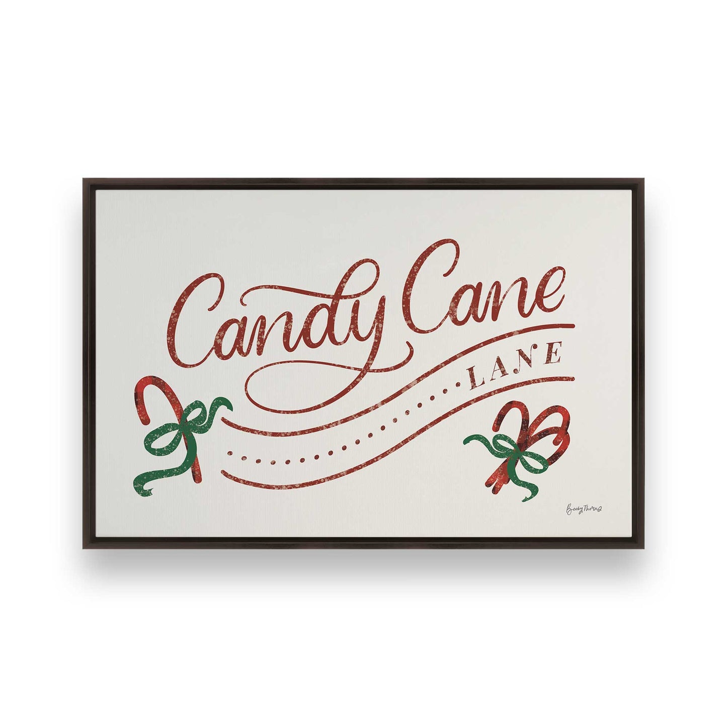 [Color:Espresso], Picture of art in an espresso frame